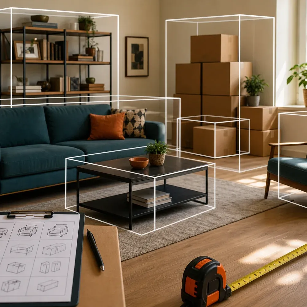 Mesure d'un meuble avant un déménagement